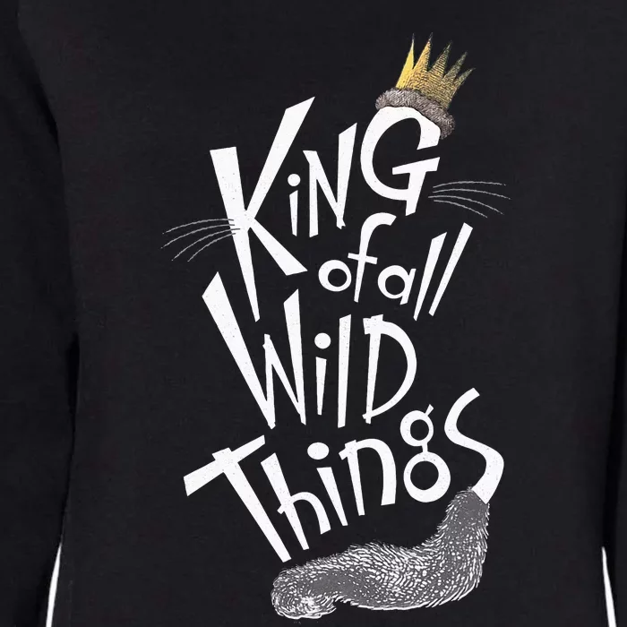 Where the Wild Things Are All Wild Things Crown and Tail Womens California Wash Sweatshirt