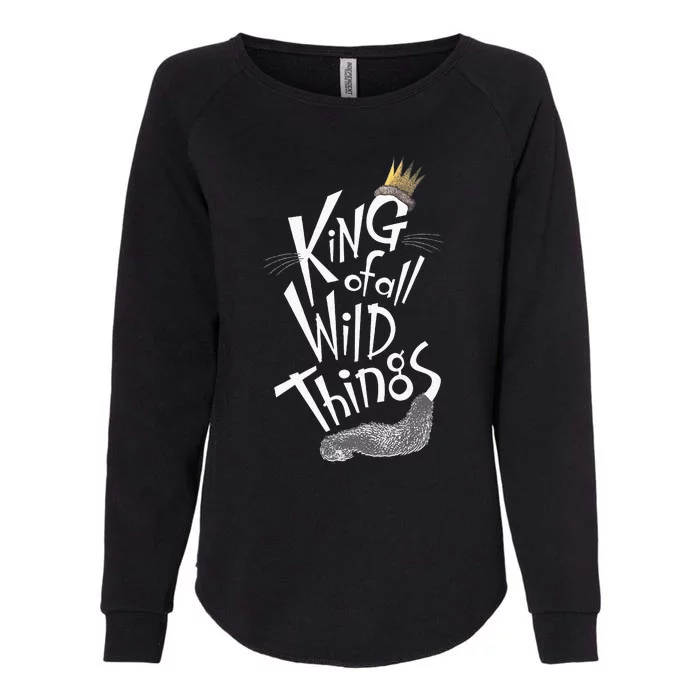 Where the Wild Things Are All Wild Things Crown and Tail Womens California Wash Sweatshirt