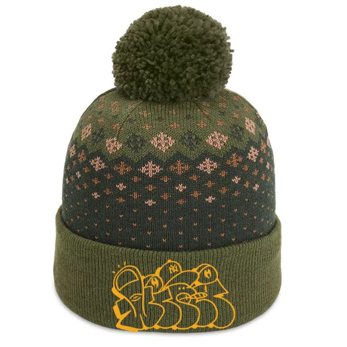 Wikset Throwie The Baniff Cuffed Pom Beanie