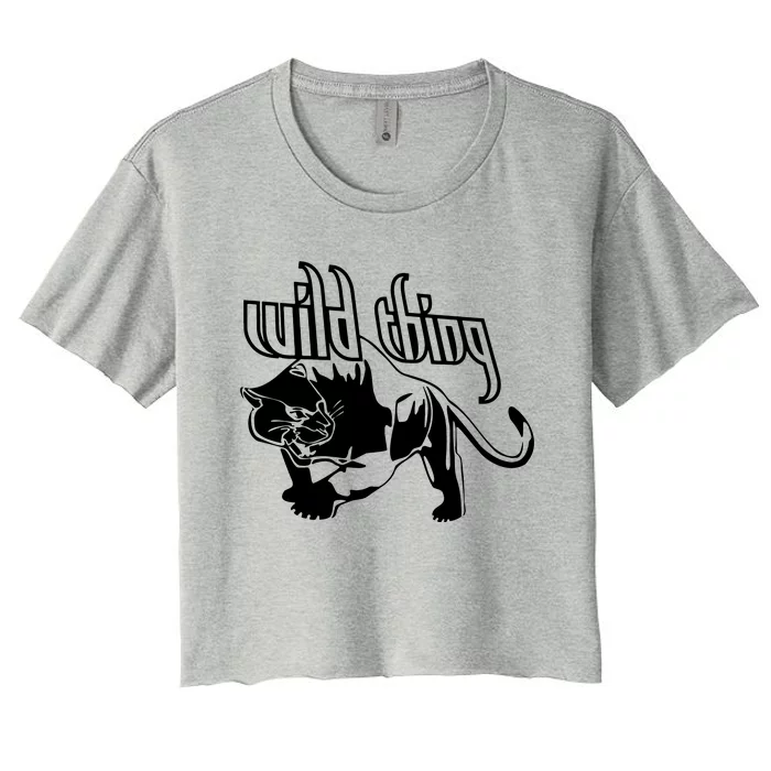 Whild Thing Women's Crop Top Tee