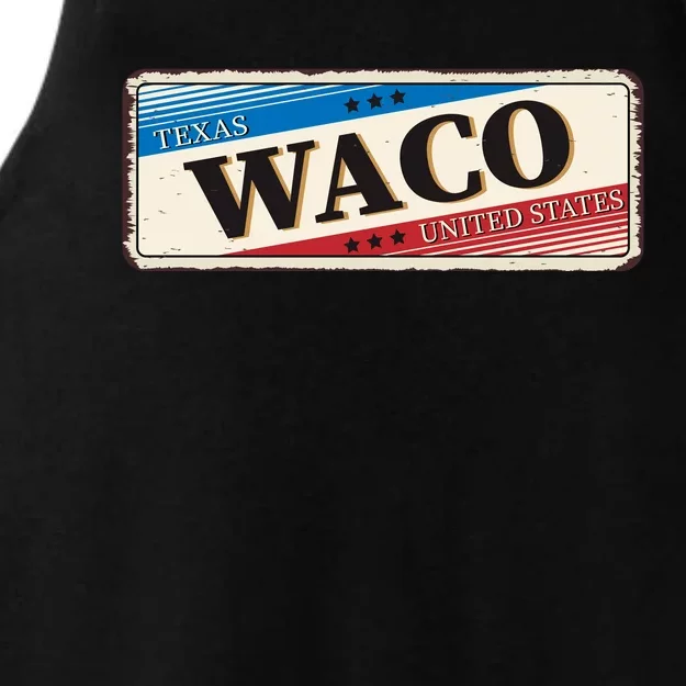 Waco Texas Ladies Tri-Blend Wicking Tank