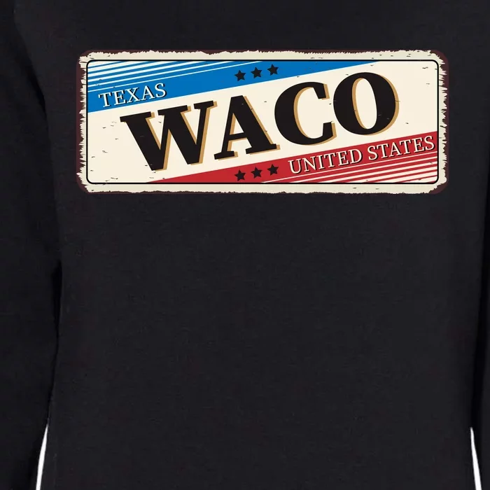 Waco Texas Womens California Wash Sweatshirt