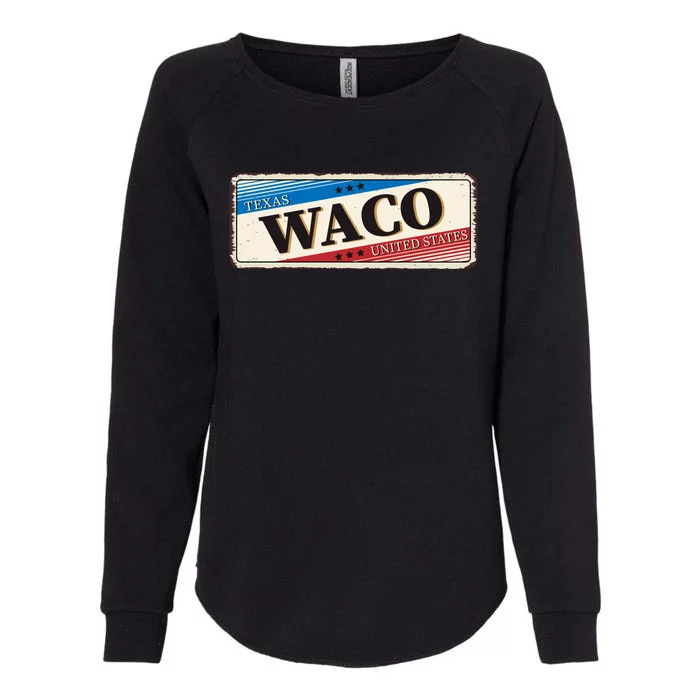 Waco Texas Womens California Wash Sweatshirt