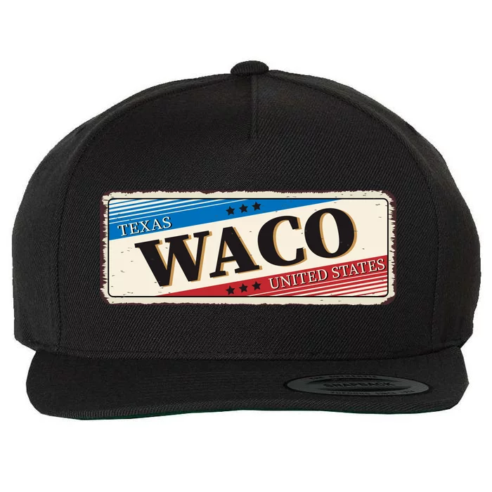 Waco Texas Wool Snapback Cap