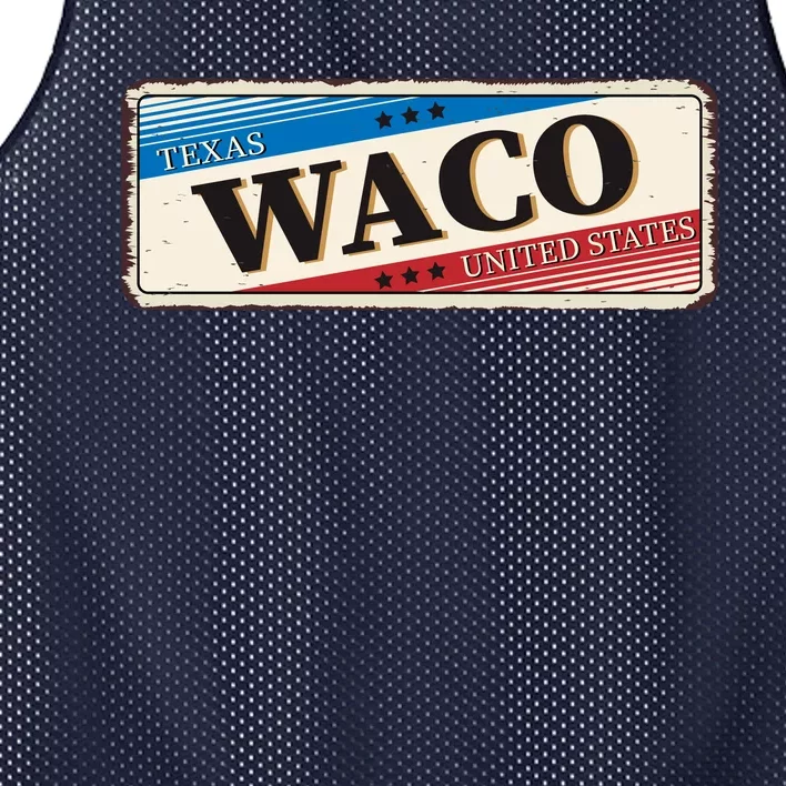 Waco Texas Mesh Reversible Basketball Jersey Tank