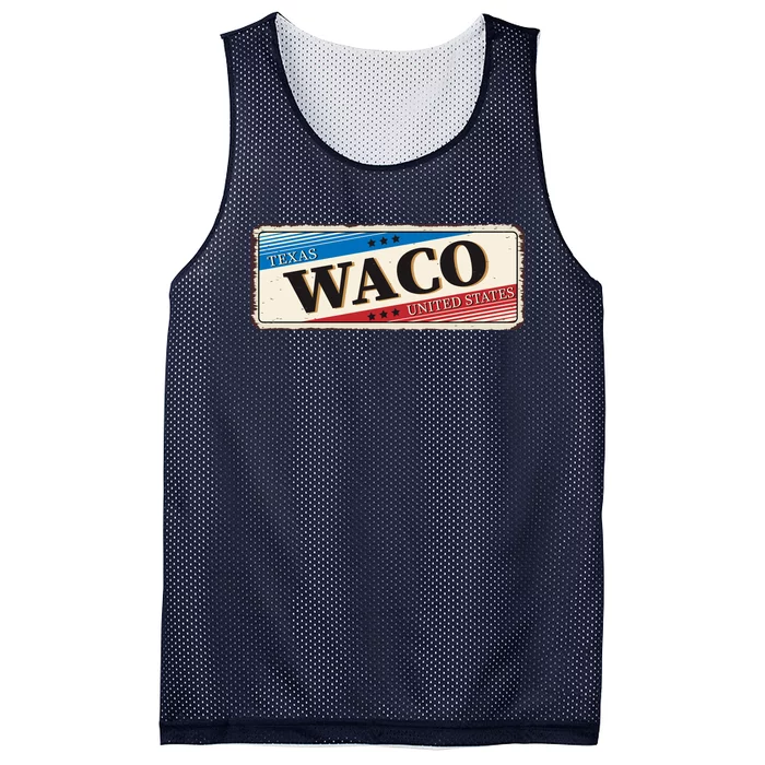 Waco Texas Mesh Reversible Basketball Jersey Tank