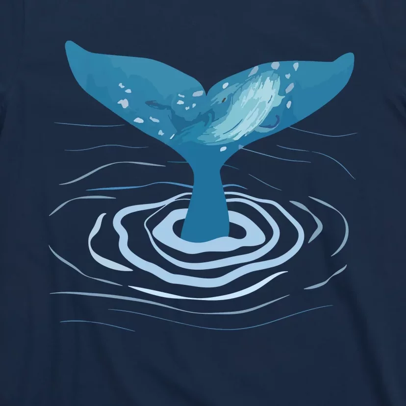 Whale Tail Whale Lover Whales Marine Biologist Wildlife T-Shirt