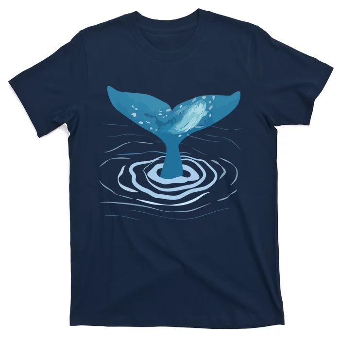 Whale Tail Whale Lover Whales Marine Biologist Wildlife T-Shirt