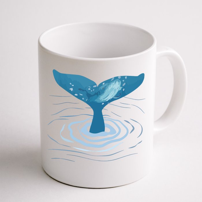 Whale Tail Whale Lover Whales Marine Biologist Wildlife Front & Back Coffee Mug