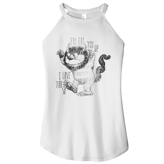 Where The Wild Things Are ILl Eat You Up Women’s Perfect Tri Rocker Tank