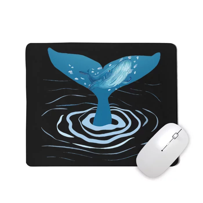 Whale Tail Whale Lover Whales Marine Biologist Wildlife Mousepad