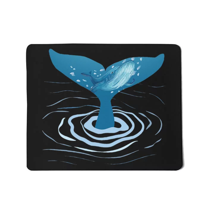 Whale Tail Whale Lover Whales Marine Biologist Wildlife Mousepad