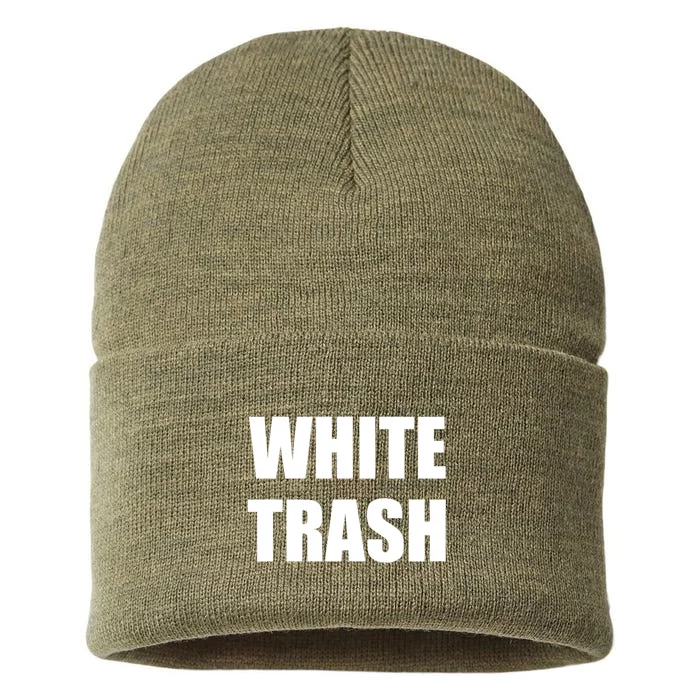 White Trash Sustainable Knit Beanie