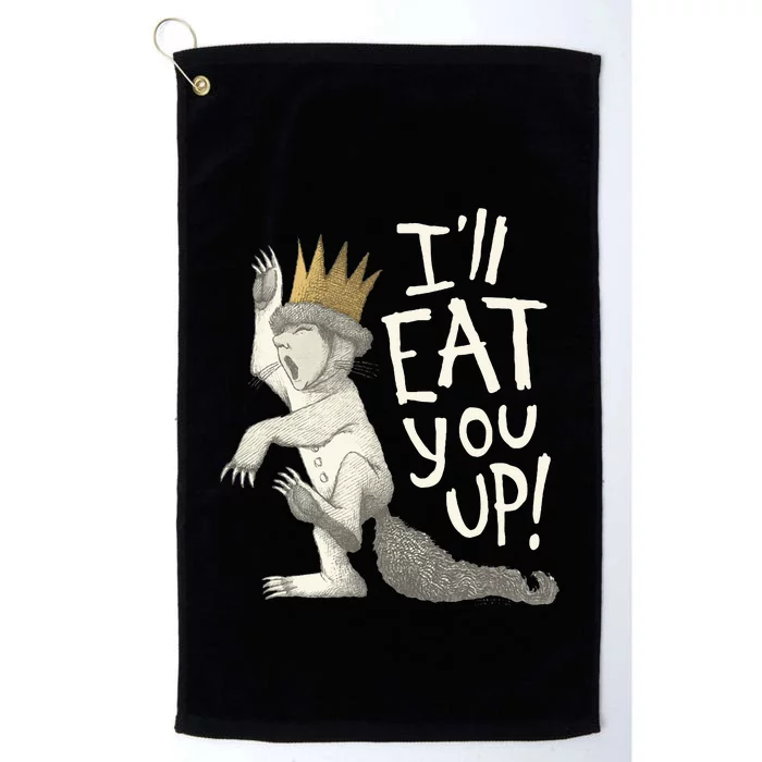 Where The Wild Things Are Eat You Up Platinum Collection Golf Towel