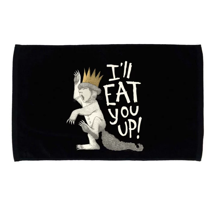 Where The Wild Things Are Eat You Up Microfiber Hand Towel