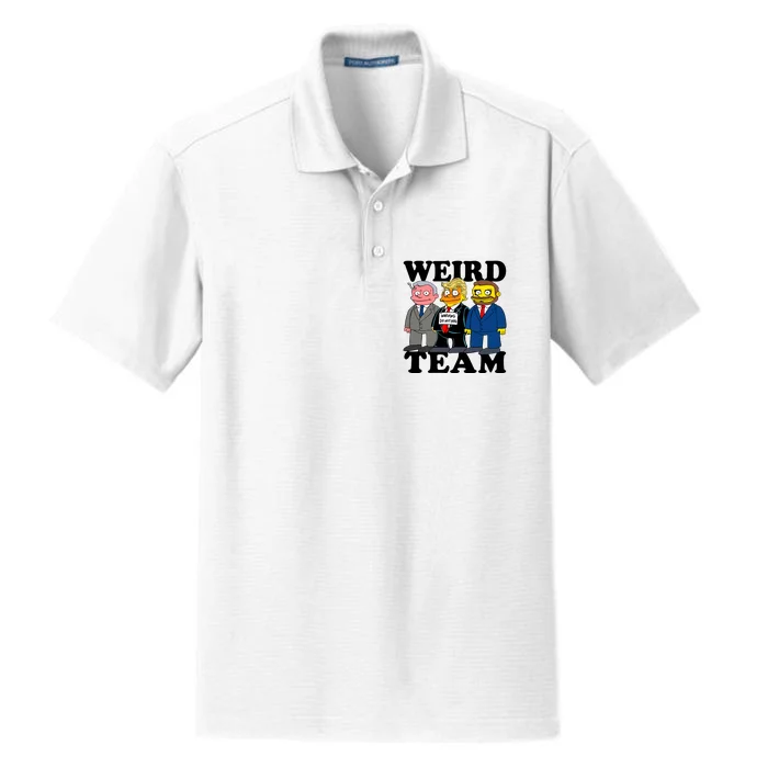 Weird Team Warning Do Nothing Dry Zone Grid Performance Polo