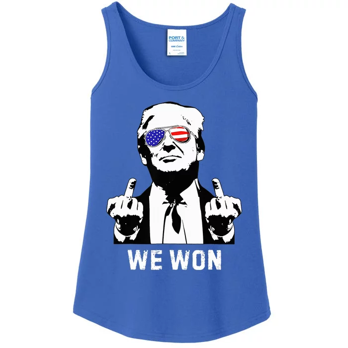 Winner Trump We Won Inauguration Day 47th President Trump Ladies Essential Tank