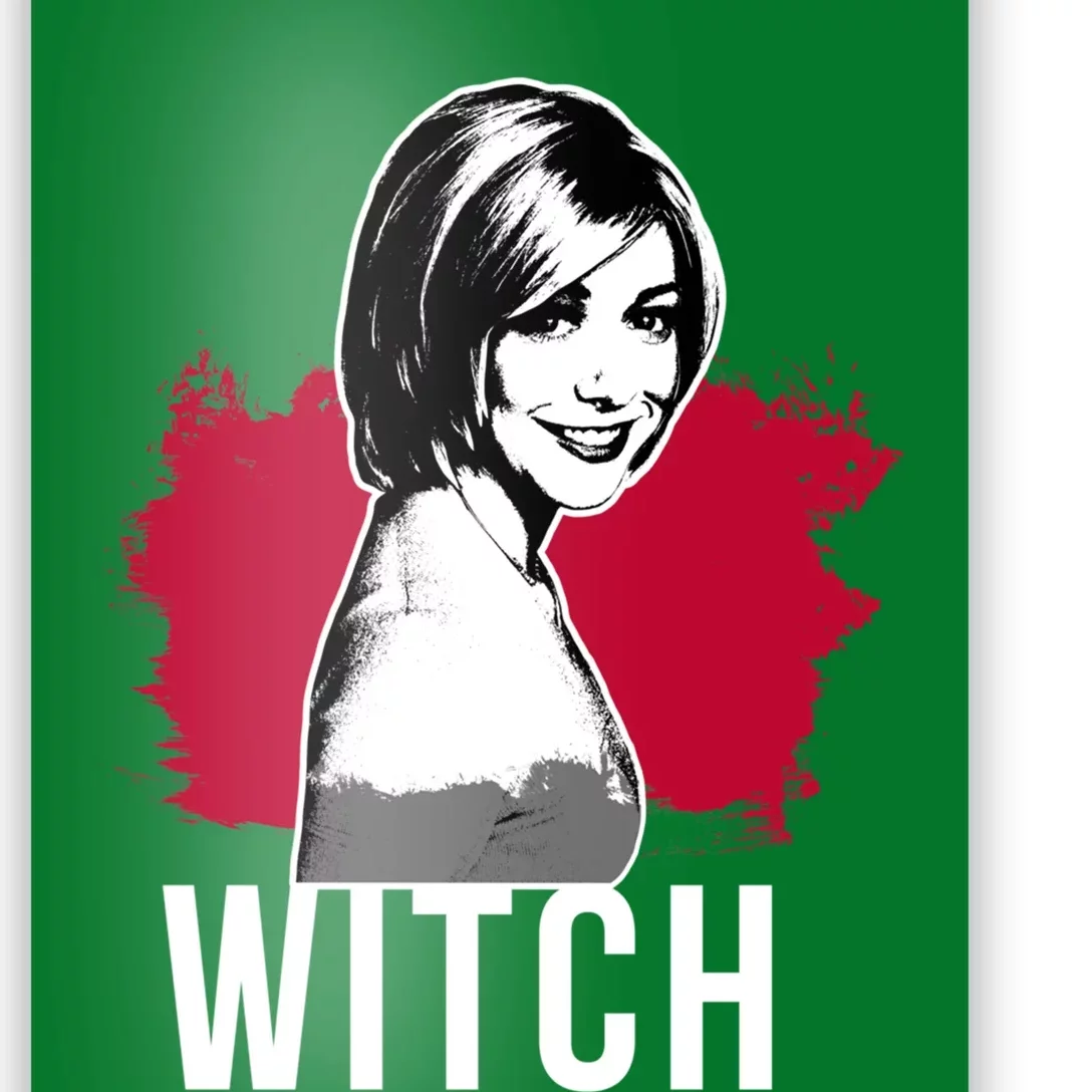 Willow The Witch Portrait Red With White Text (Btvs) Poster