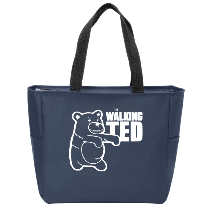 Walking Ted Zip Tote Bag