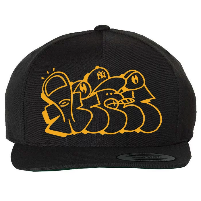 Wikset Throwie Wool Snapback Cap