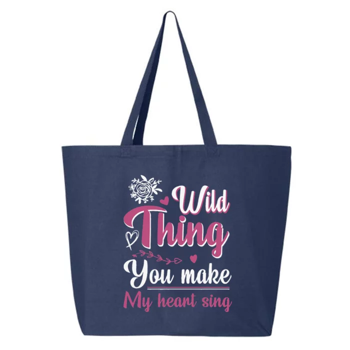 Wild Thing You Make My Heart Sing 25L Jumbo Tote