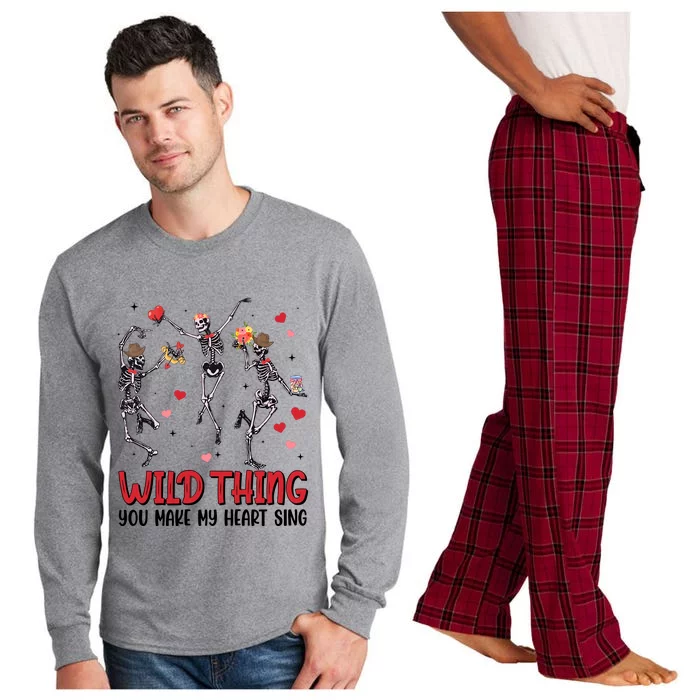 Wild Thing You Make My Heart Sing Long Sleeve Pajama Set