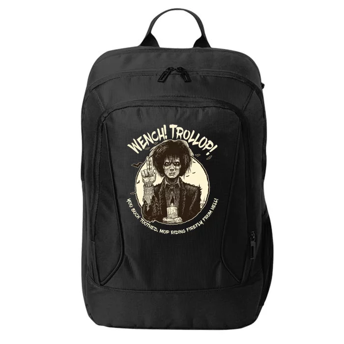 Wench Trollop You Buck Toothed Mop Riding Firefly From Hell City Backpack