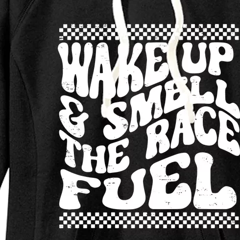 Wake Up And Smell The Race Fuel Women's Fleece Hoodie