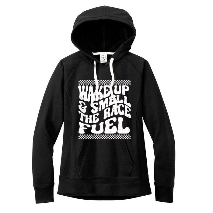 Wake Up And Smell The Race Fuel Women's Fleece Hoodie