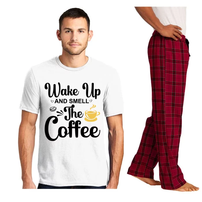 Wake Up And Smell The Coffee Cool Gift Pajama Set