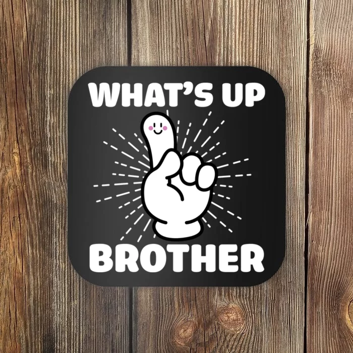 Whats Up Brother Twitch Funny Gamer Gaming Coaster