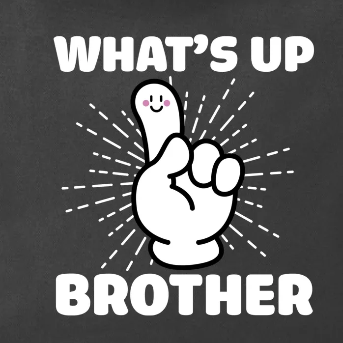 Whats Up Brother Twitch Funny Gamer Gaming Zip Tote Bag