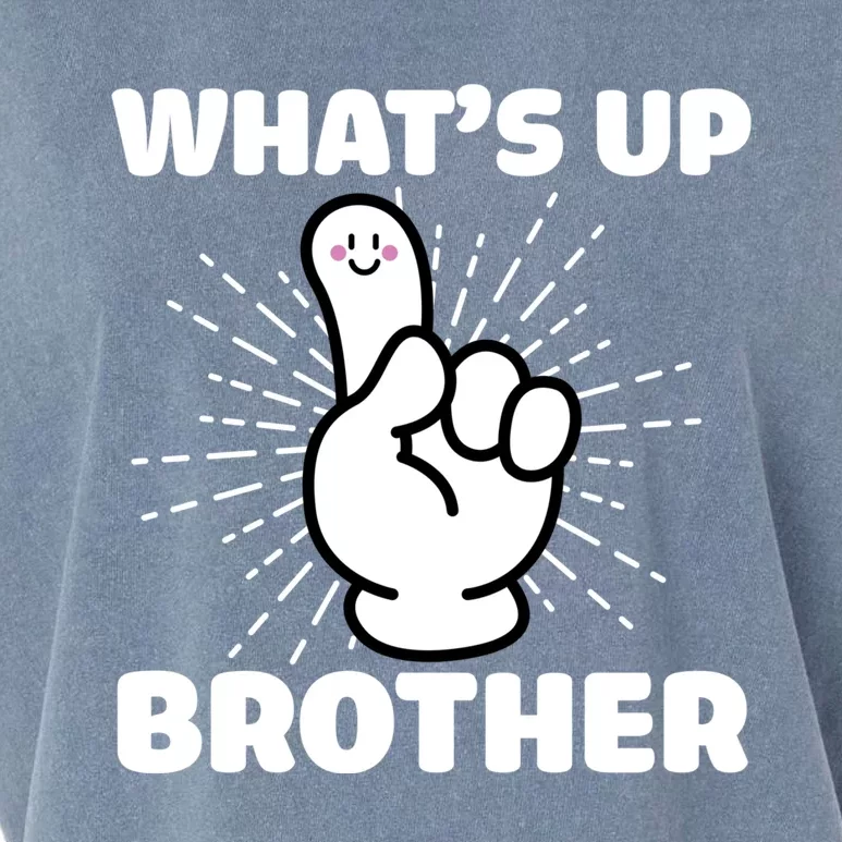 Whats Up Brother Twitch Funny Gamer Gaming Garment-Dyed Women's Muscle Tee