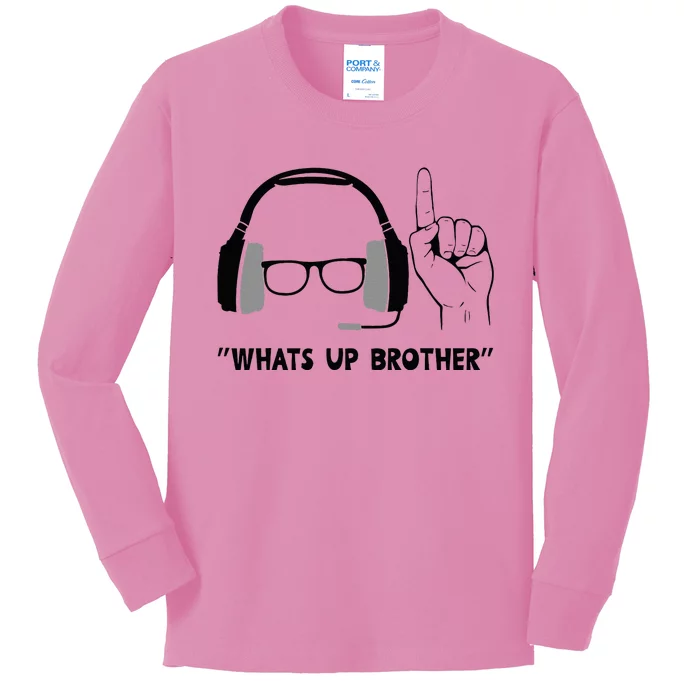 Whats Up Brother Special Players Funny Kids Long Sleeve Shirt