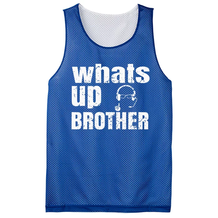 Whats Up Brother Mesh Reversible Basketball Jersey Tank