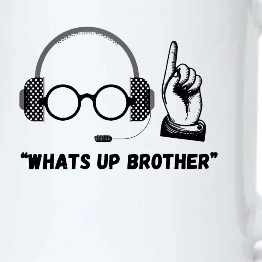 Whats Up Brother Funny Black Color Changing Mug