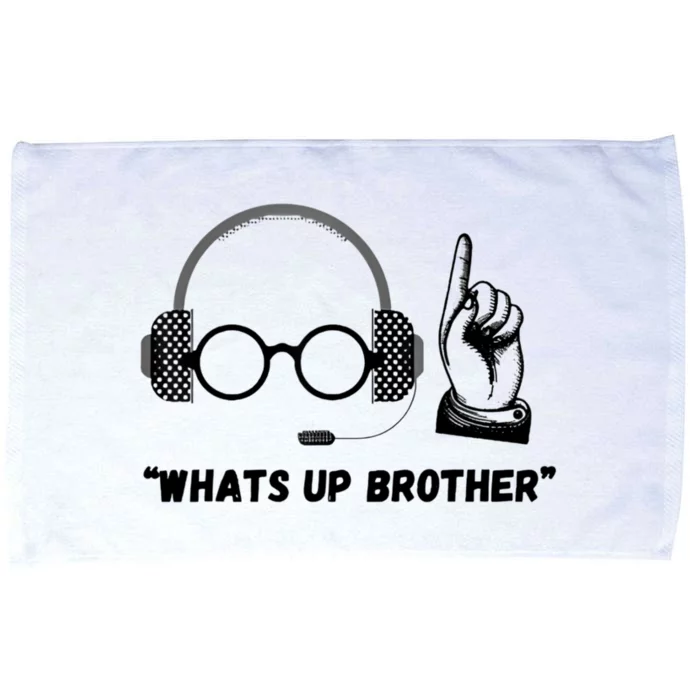 Whats Up Brother Funny Microfiber Hand Towel