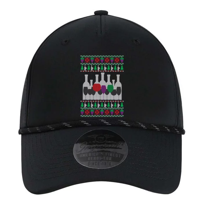 Wine Ugly Christmas Happy Holiday Cheer Ing Xmas Gift Cute Gift Performance The Dyno Cap