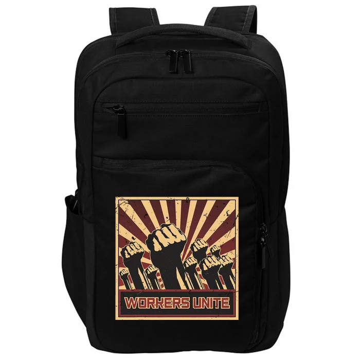 Workers Unite Communist Socialist Workers Communism Impact Tech Backpack