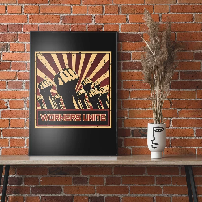 Workers Unite Communist Socialist Workers Communism Poster