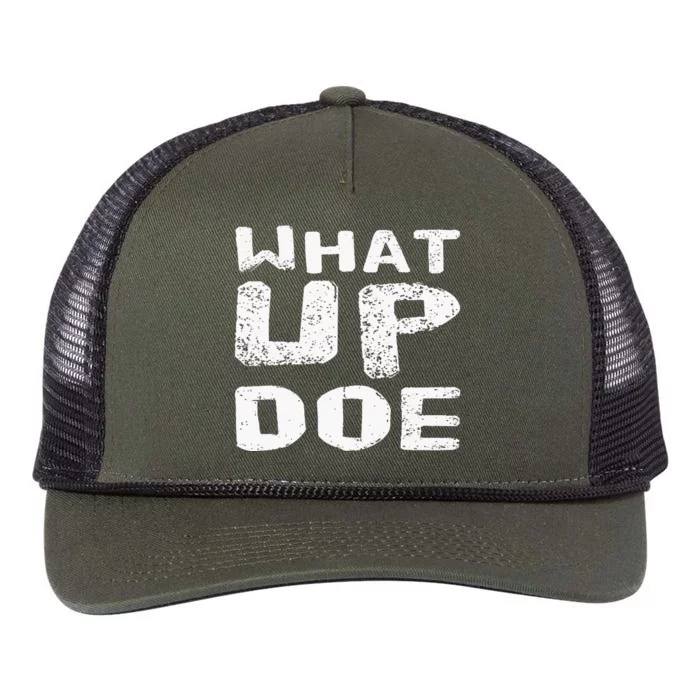 What Up Doe Retro Rope Trucker Hat Cap