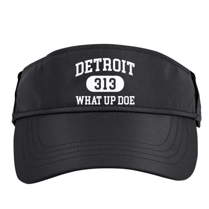 What Up Doe 313 Detroit Adult Drive Performance Visor