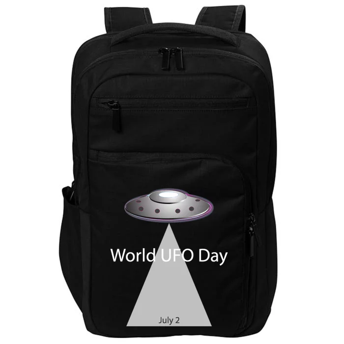 World Ufo Day July 2 Aliens Spaceships Extraterrestrials Gift Impact Tech Backpack