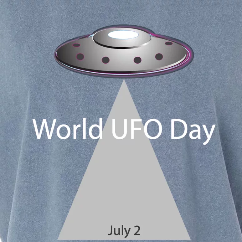 World Ufo Day July 2 Aliens Spaceships Extraterrestrials Gift Garment-Dyed Women's Muscle Tee