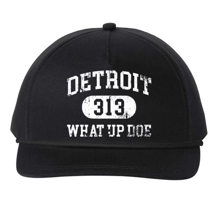 What Up Doe 313 Detroit Snapback Five-Panel Rope Hat