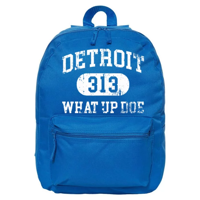 What Up Doe 313 Detroit 16 in Basic Backpack