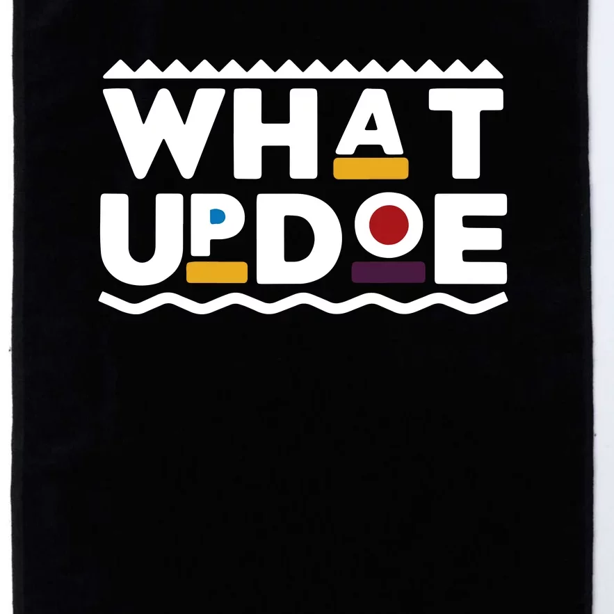 What Up Doe Platinum Collection Golf Towel