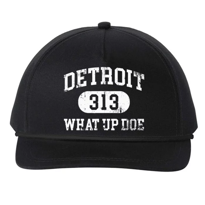 What Up Doe 313 Detroit Snapback Five-Panel Rope Hat