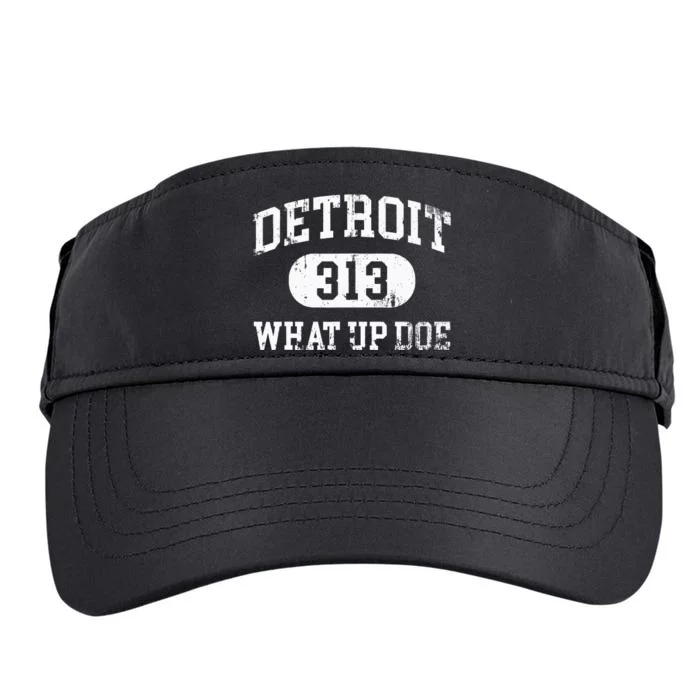 What Up Doe 313 Detroit Adult Drive Performance Visor