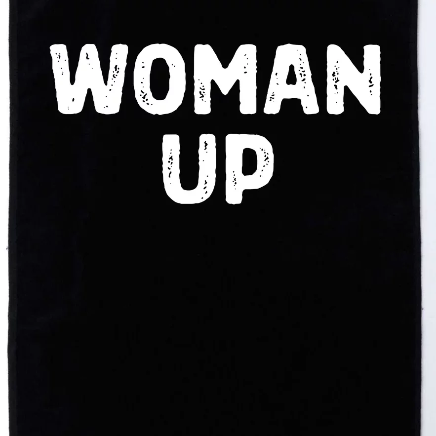 Woman Up Funny Feminist Movement Female Empowerment Feminism Platinum Collection Golf Towel